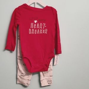 Carters 2ps baby outfit.